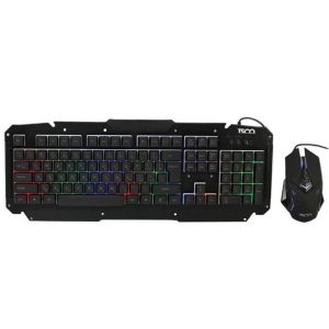 کیبورد و ماوس مخصوص بازی تسکو مدل TKM 8133، سوییچ ممبران ، Full Size، نورپردازی LED RGB
